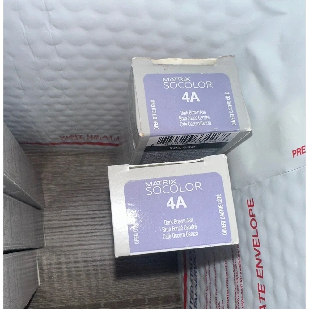 Matrix‎ SoColor Permanent Hair Color 4A Dark Brown Ash Set of 2